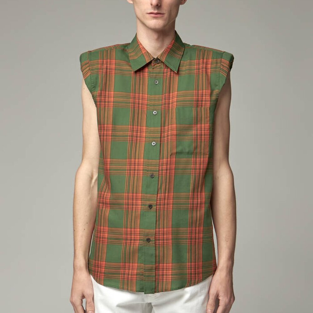 BNWT SS20 DRIES VAN NOTEN CASUL SLEEVELESS SHIRT 46